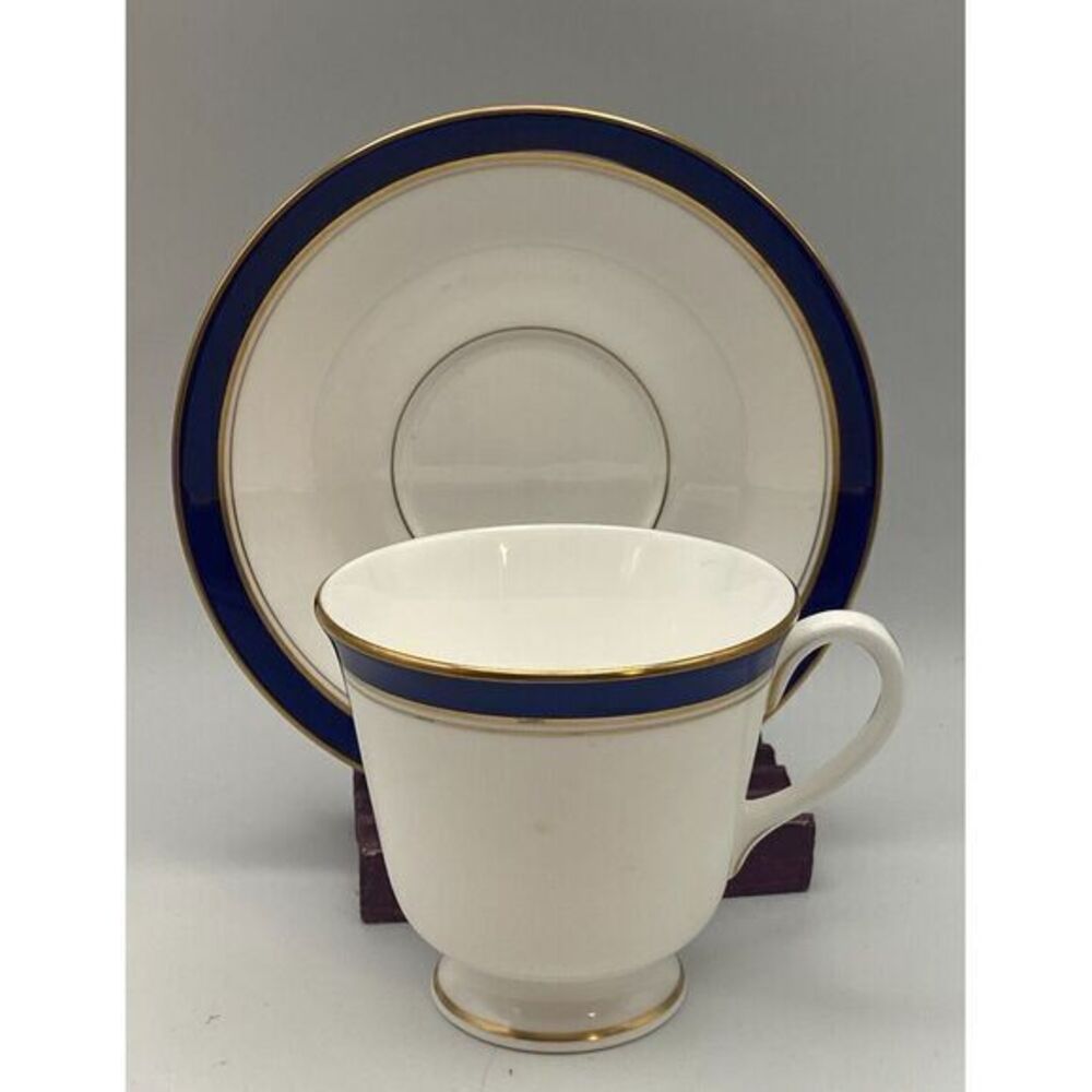 Royal Worcester‎ Howard Cobalt Blue Teacup Cup & Saucer Set (s)
